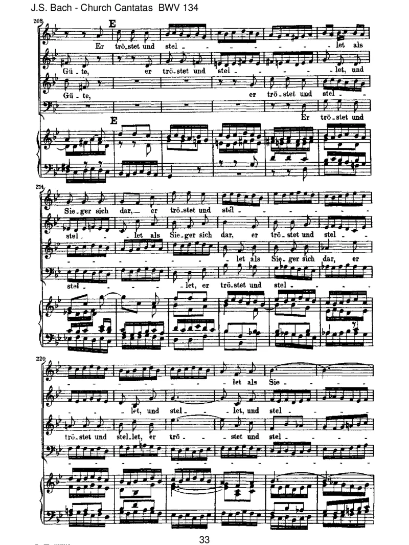 BWV134EinHerz,dasseinenJesumlebendweiss_一万首著名钢琴曲谱哈农贝多芬合集视频教学电子版高清无水印可打印_1古典钢琴知名音乐家谱_巴赫钢琴谱全集_J.S巴赫作品全集