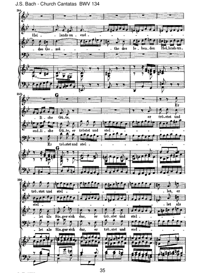 BWV134EinHerz,dasseinenJesumlebendweiss_一万首著名钢琴曲谱哈农贝多芬合集视频教学电子版高清无水印可打印_1古典钢琴知名音乐家谱_巴赫钢琴谱全集_J.S巴赫作品全集
