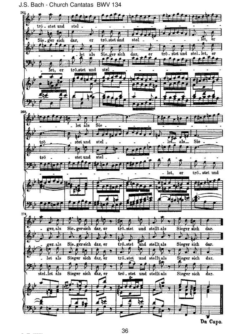 BWV134EinHerz,dasseinenJesumlebendweiss_一万首著名钢琴曲谱哈农贝多芬合集视频教学电子版高清无水印可打印_1古典钢琴知名音乐家谱_巴赫钢琴谱全集_J.S巴赫作品全集