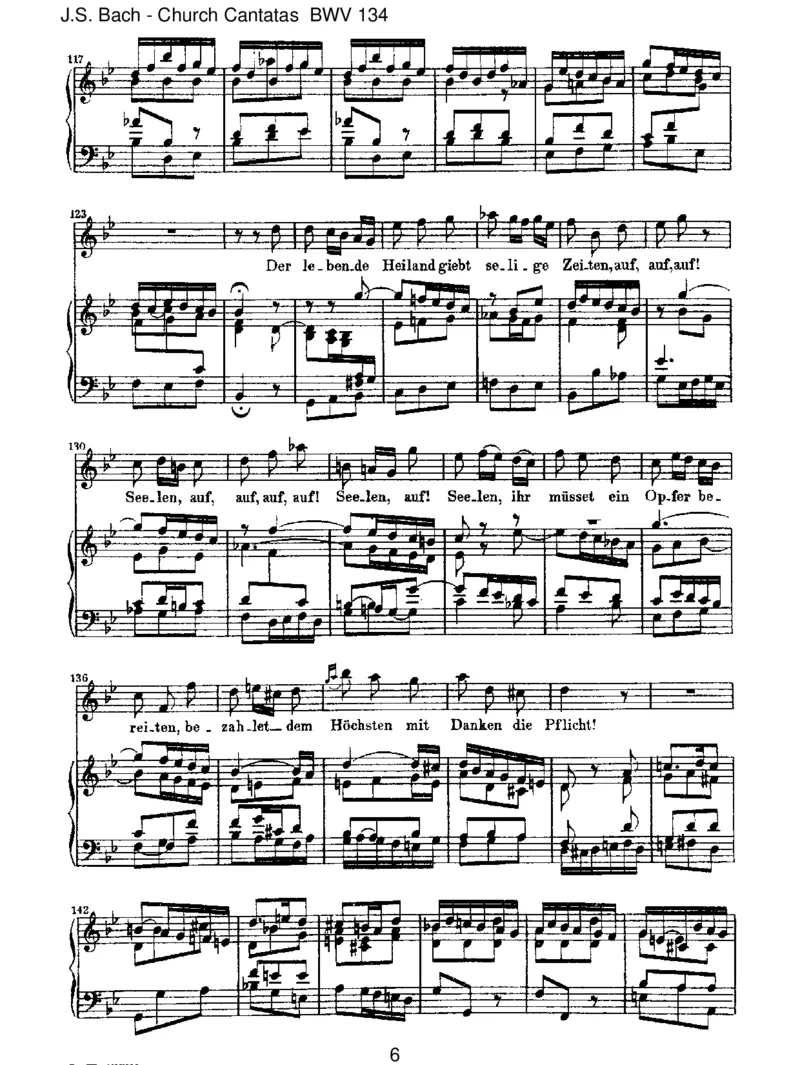 BWV134EinHerz,dasseinenJesumlebendweiss_一万首著名钢琴曲谱哈农贝多芬合集视频教学电子版高清无水印可打印_1古典钢琴知名音乐家谱_巴赫钢琴谱全集_J.S巴赫作品全集