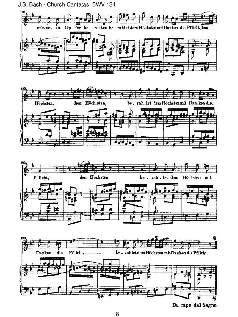 BWV134EinHerz,dasseinenJesumlebendweiss_一万首著名钢琴曲谱哈农贝多芬合集视频教学电子版高清无水印可打印_1古典钢琴知名音乐家谱_巴赫钢琴谱全集_J.S巴赫作品全集