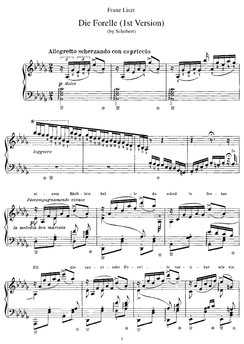 DieForelle(version1)(Schubert)_一万首著名钢琴曲谱哈农贝多芬合集视频教学电子版高清无水印可打印_1古典钢琴知名音乐家谱_李斯特钢琴谱全集_改编舒伯特
