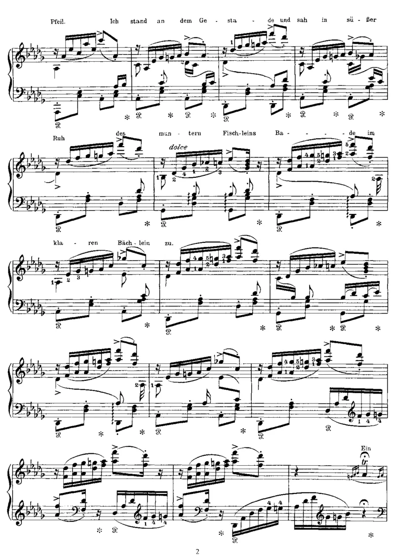 DieForelle(version1)(Schubert)_一万首著名钢琴曲谱哈农贝多芬合集视频教学电子版高清无水印可打印_1古典钢琴知名音乐家谱_李斯特钢琴谱全集_改编舒伯特