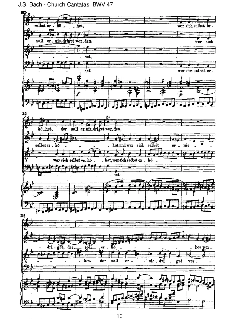 BWV47Wersichselbsterh_het_一万首著名钢琴曲谱哈农贝多芬合集视频教学电子版高清无水印可打印_1古典钢琴知名音乐家谱_巴赫钢琴谱全集_J.S巴赫作品全集_JohannSebastianBach(1685-1750)巴赫