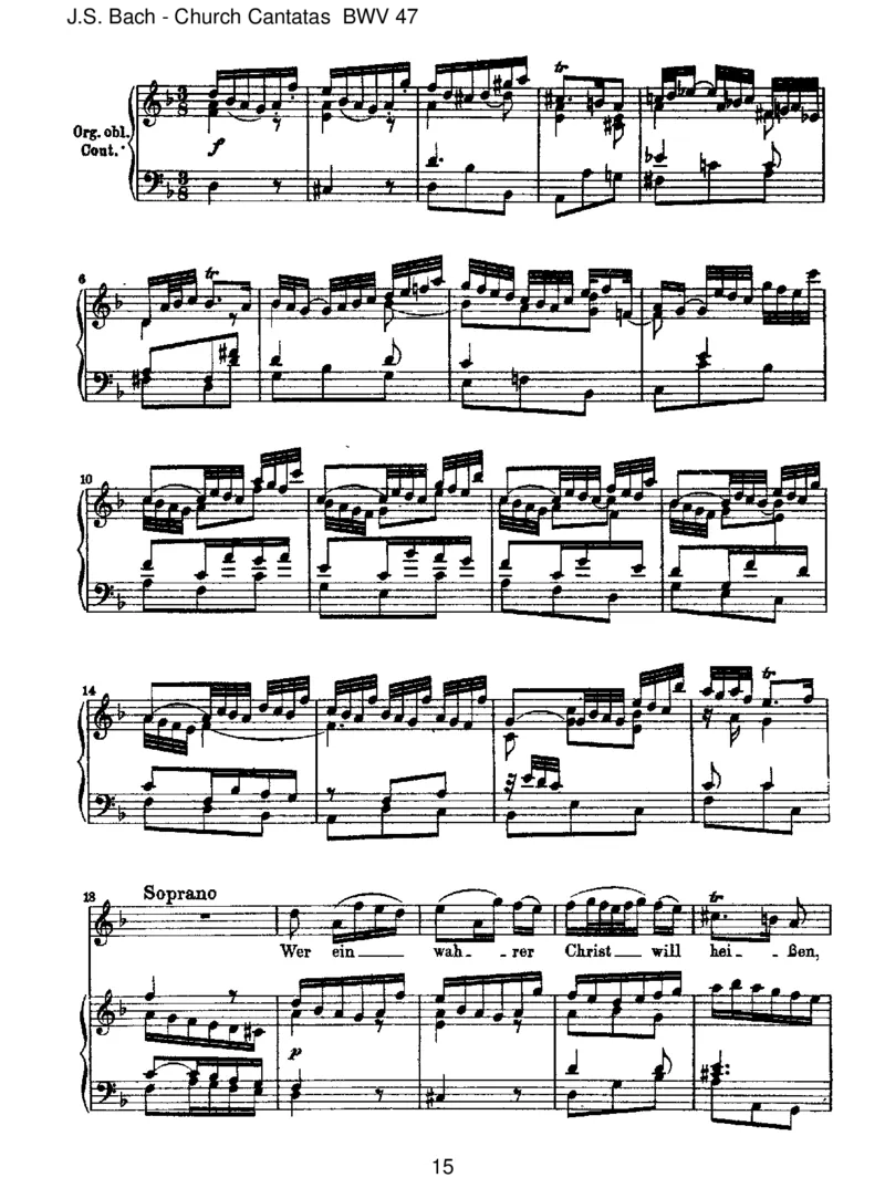 BWV47Wersichselbsterh_het_一万首著名钢琴曲谱哈农贝多芬合集视频教学电子版高清无水印可打印_1古典钢琴知名音乐家谱_巴赫钢琴谱全集_J.S巴赫作品全集_JohannSebastianBach(1685-1750)巴赫