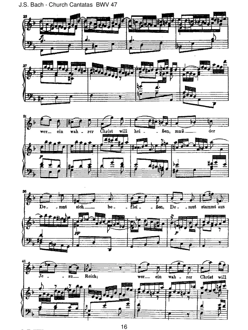 BWV47Wersichselbsterh_het_一万首著名钢琴曲谱哈农贝多芬合集视频教学电子版高清无水印可打印_1古典钢琴知名音乐家谱_巴赫钢琴谱全集_J.S巴赫作品全集_JohannSebastianBach(1685-1750)巴赫