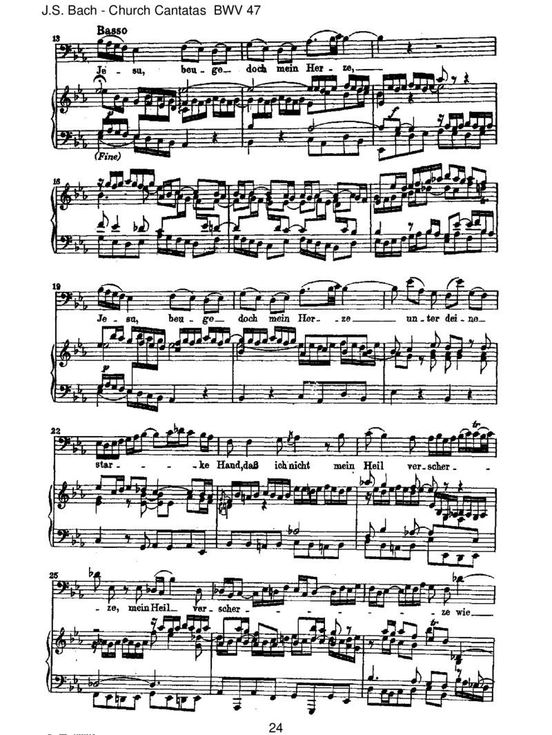 BWV47Wersichselbsterh_het_一万首著名钢琴曲谱哈农贝多芬合集视频教学电子版高清无水印可打印_1古典钢琴知名音乐家谱_巴赫钢琴谱全集_J.S巴赫作品全集_JohannSebastianBach(1685-1750)巴赫