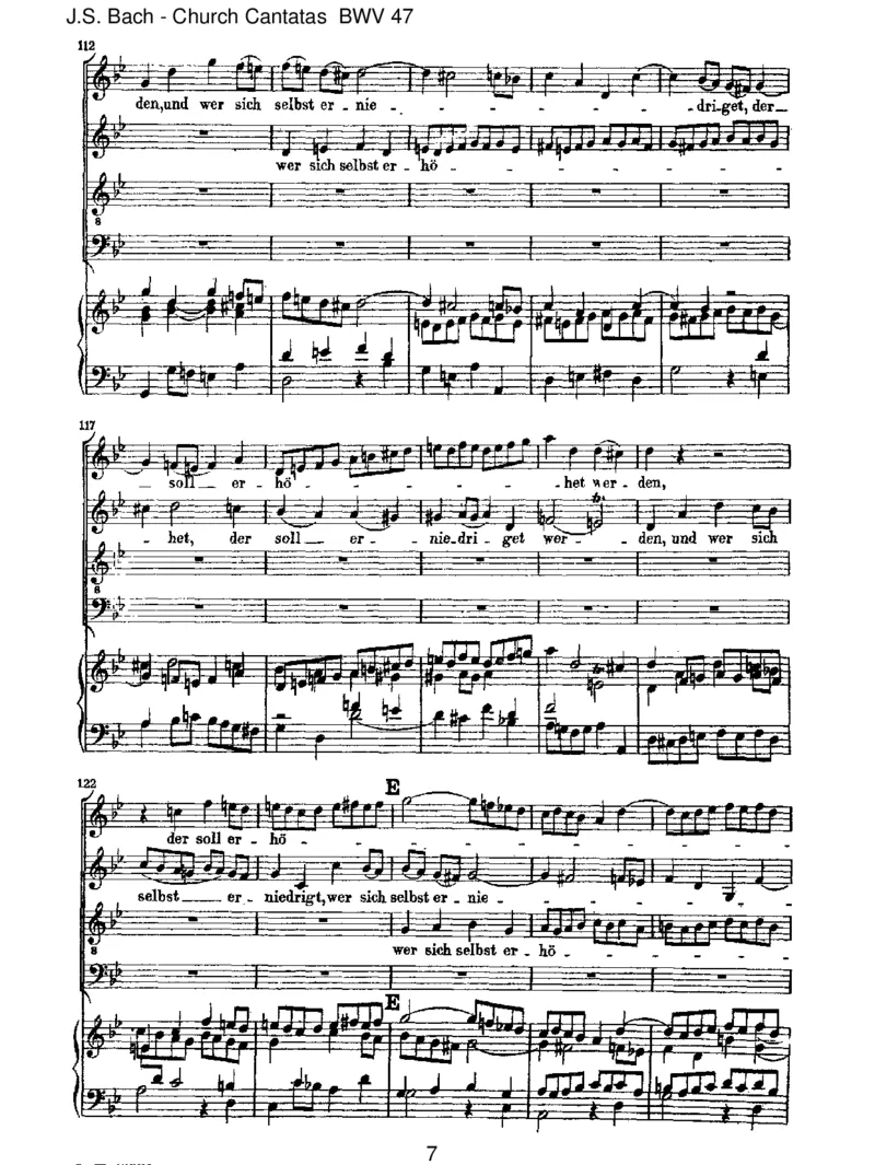 BWV47Wersichselbsterh_het_一万首著名钢琴曲谱哈农贝多芬合集视频教学电子版高清无水印可打印_1古典钢琴知名音乐家谱_巴赫钢琴谱全集_J.S巴赫作品全集_JohannSebastianBach(1685-1750)巴赫
