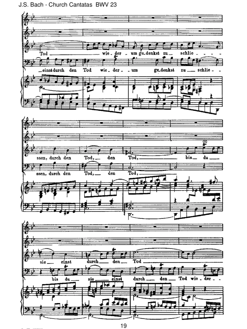 BWV23DuwahrerGottundDavidsSohn_一万首著名钢琴曲谱哈农贝多芬合集视频教学电子版高清无水印可打印_1古典钢琴知名音乐家谱_巴赫钢琴谱全集_J.S巴赫作品全集_JohannSebastianBach(1685-1750)巴赫