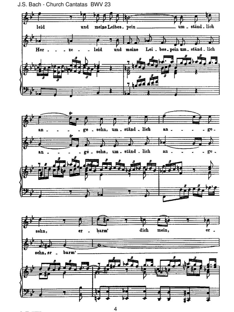 BWV23DuwahrerGottundDavidsSohn_一万首著名钢琴曲谱哈农贝多芬合集视频教学电子版高清无水印可打印_1古典钢琴知名音乐家谱_巴赫钢琴谱全集_J.S巴赫作品全集_JohannSebastianBach(1685-1750)巴赫