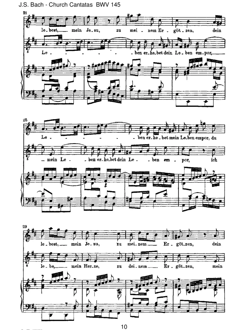 BWV145Ichlebe,meinHerze,zudeinemErg_tzen_一万首著名钢琴曲谱哈农贝多芬合集视频教学电子版高清无水印可打印_1古典钢琴知名音乐家谱_巴赫钢琴谱全集_J.S巴赫作品全集