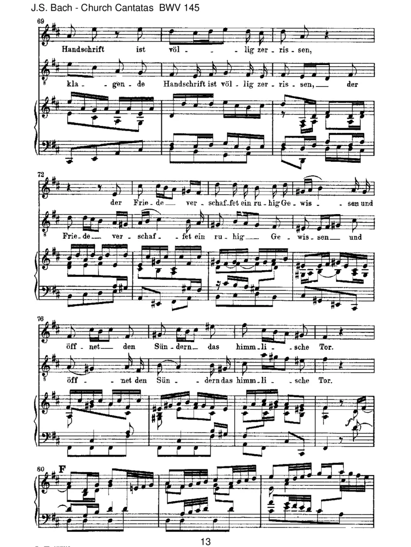 BWV145Ichlebe,meinHerze,zudeinemErg_tzen_一万首著名钢琴曲谱哈农贝多芬合集视频教学电子版高清无水印可打印_1古典钢琴知名音乐家谱_巴赫钢琴谱全集_J.S巴赫作品全集