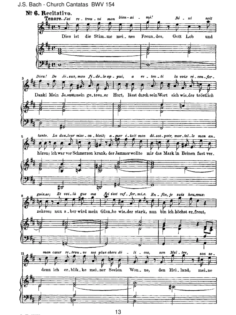 BWV154MeinliebsterJesusistverloren_一万首著名钢琴曲谱哈农贝多芬合集视频教学电子版高清无水印可打印_1古典钢琴知名音乐家谱_巴赫钢琴谱全集_J.S巴赫作品全集