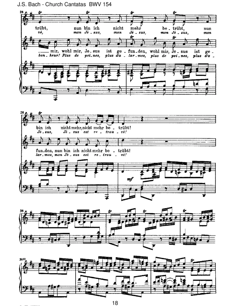 BWV154MeinliebsterJesusistverloren_一万首著名钢琴曲谱哈农贝多芬合集视频教学电子版高清无水印可打印_1古典钢琴知名音乐家谱_巴赫钢琴谱全集_J.S巴赫作品全集