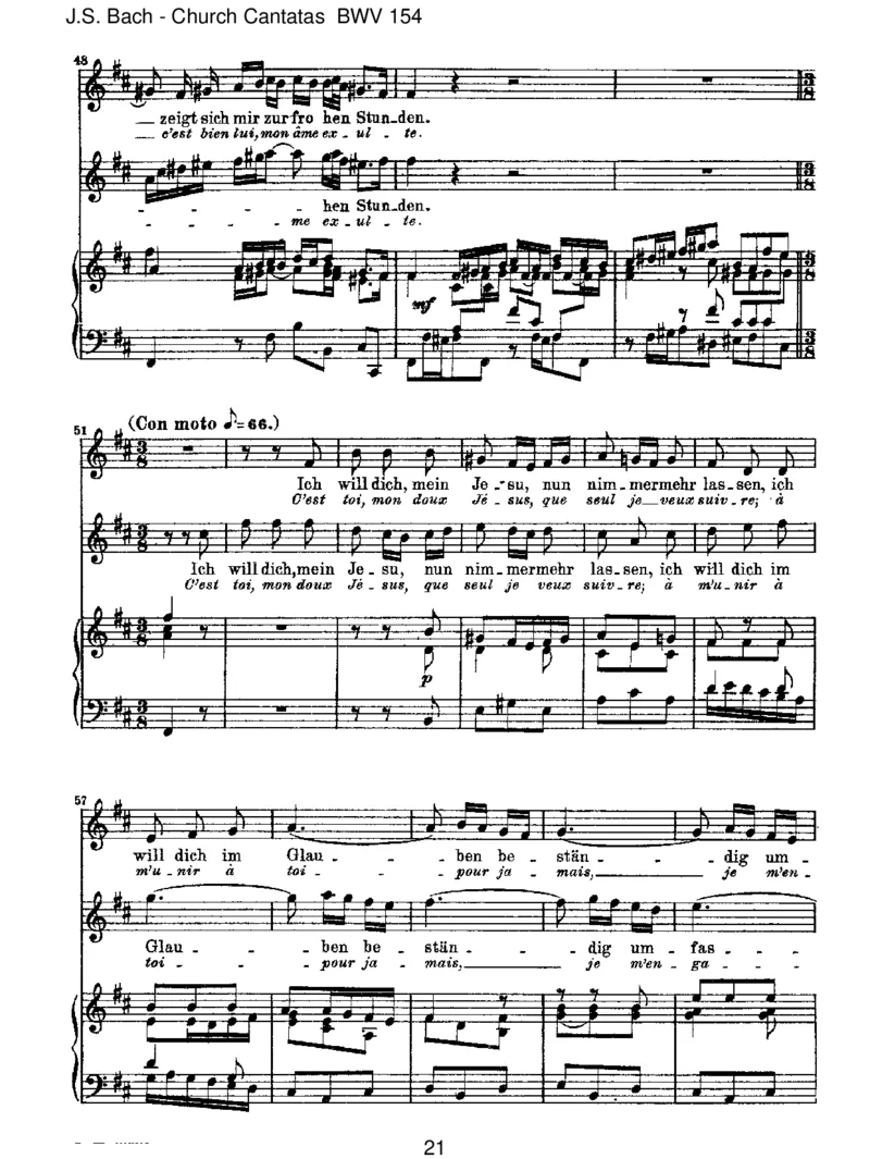 BWV154MeinliebsterJesusistverloren_一万首著名钢琴曲谱哈农贝多芬合集视频教学电子版高清无水印可打印_1古典钢琴知名音乐家谱_巴赫钢琴谱全集_J.S巴赫作品全集