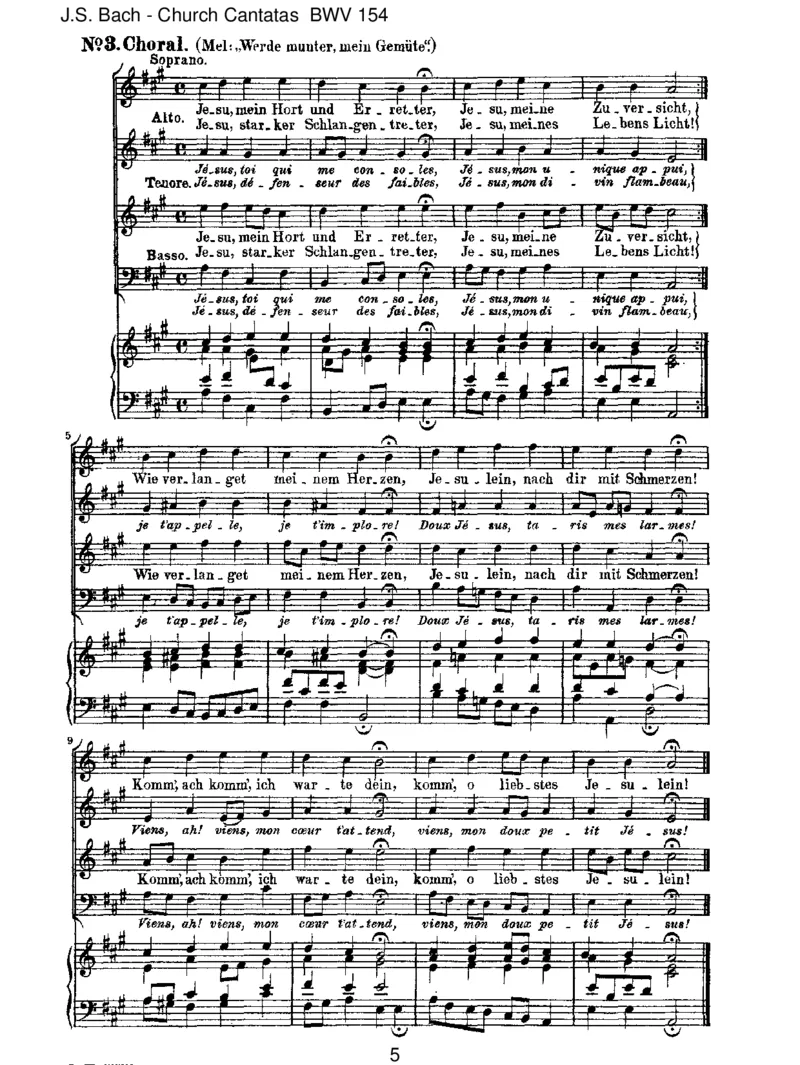BWV154MeinliebsterJesusistverloren_一万首著名钢琴曲谱哈农贝多芬合集视频教学电子版高清无水印可打印_1古典钢琴知名音乐家谱_巴赫钢琴谱全集_J.S巴赫作品全集