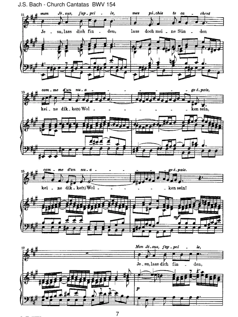 BWV154MeinliebsterJesusistverloren_一万首著名钢琴曲谱哈农贝多芬合集视频教学电子版高清无水印可打印_1古典钢琴知名音乐家谱_巴赫钢琴谱全集_J.S巴赫作品全集