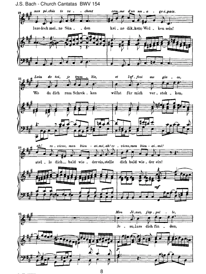 BWV154MeinliebsterJesusistverloren_一万首著名钢琴曲谱哈农贝多芬合集视频教学电子版高清无水印可打印_1古典钢琴知名音乐家谱_巴赫钢琴谱全集_J.S巴赫作品全集