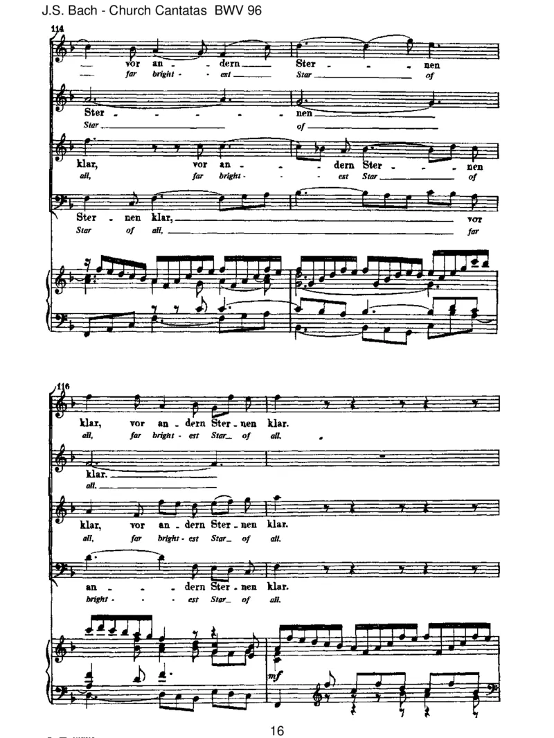 BWV96HerrChrist,derein'geGottessohn_一万首著名钢琴曲谱哈农贝多芬合集视频教学电子版高清无水印可打印_1古典钢琴知名音乐家谱_巴赫钢琴谱全集_J.S巴赫作品全集