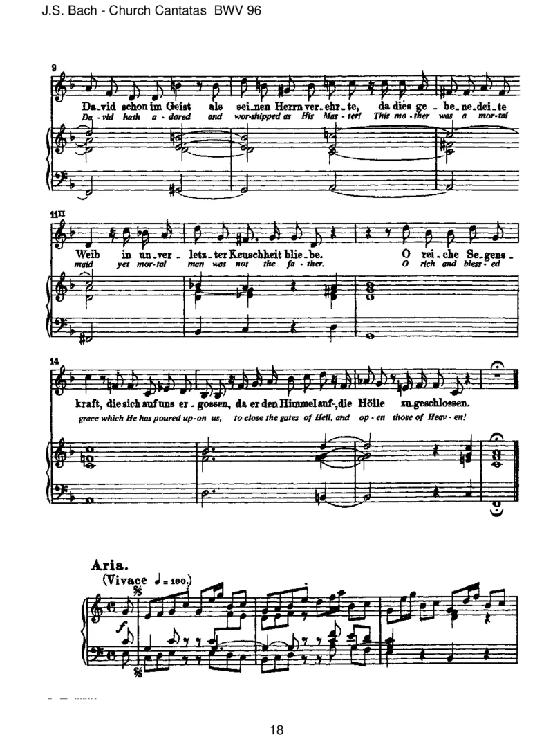 BWV96HerrChrist,derein'geGottessohn_一万首著名钢琴曲谱哈农贝多芬合集视频教学电子版高清无水印可打印_1古典钢琴知名音乐家谱_巴赫钢琴谱全集_J.S巴赫作品全集