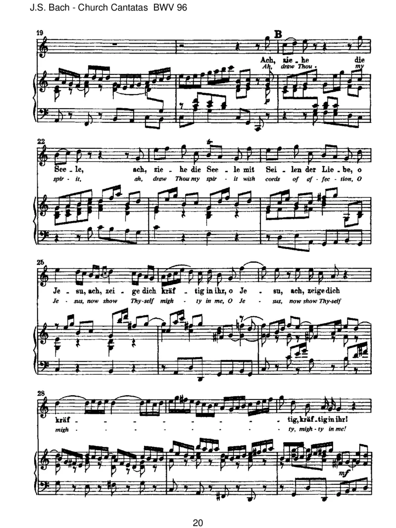 BWV96HerrChrist,derein'geGottessohn_一万首著名钢琴曲谱哈农贝多芬合集视频教学电子版高清无水印可打印_1古典钢琴知名音乐家谱_巴赫钢琴谱全集_J.S巴赫作品全集