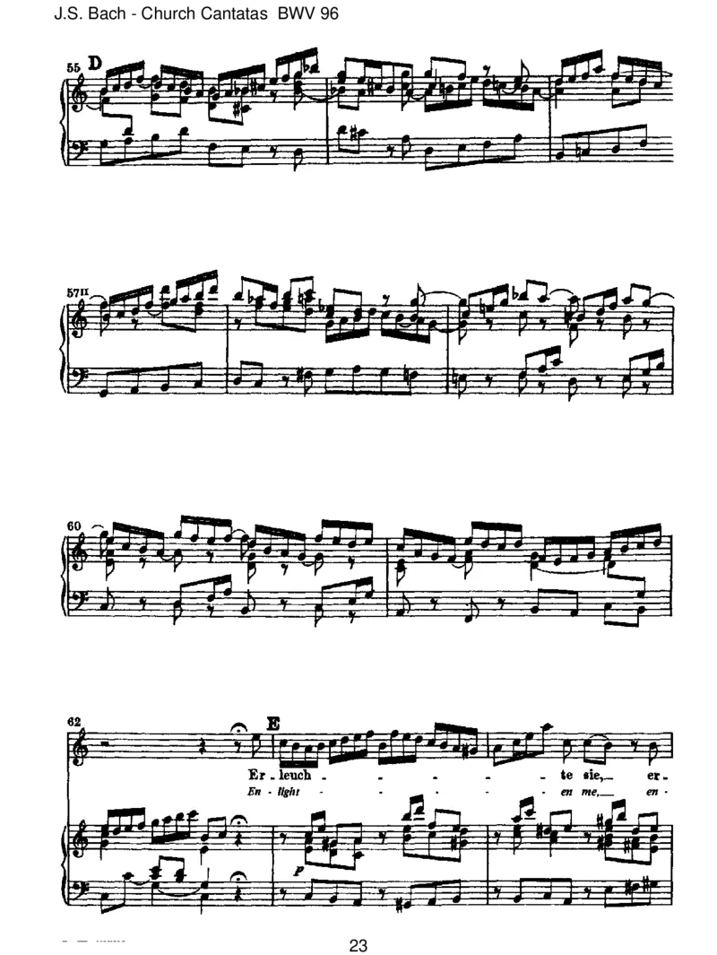 BWV96HerrChrist,derein'geGottessohn_一万首著名钢琴曲谱哈农贝多芬合集视频教学电子版高清无水印可打印_1古典钢琴知名音乐家谱_巴赫钢琴谱全集_J.S巴赫作品全集