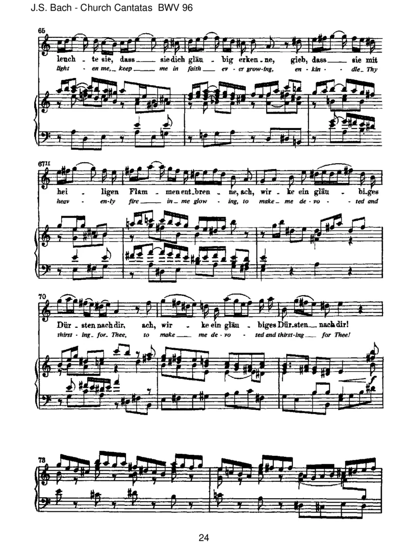 BWV96HerrChrist,derein'geGottessohn_一万首著名钢琴曲谱哈农贝多芬合集视频教学电子版高清无水印可打印_1古典钢琴知名音乐家谱_巴赫钢琴谱全集_J.S巴赫作品全集