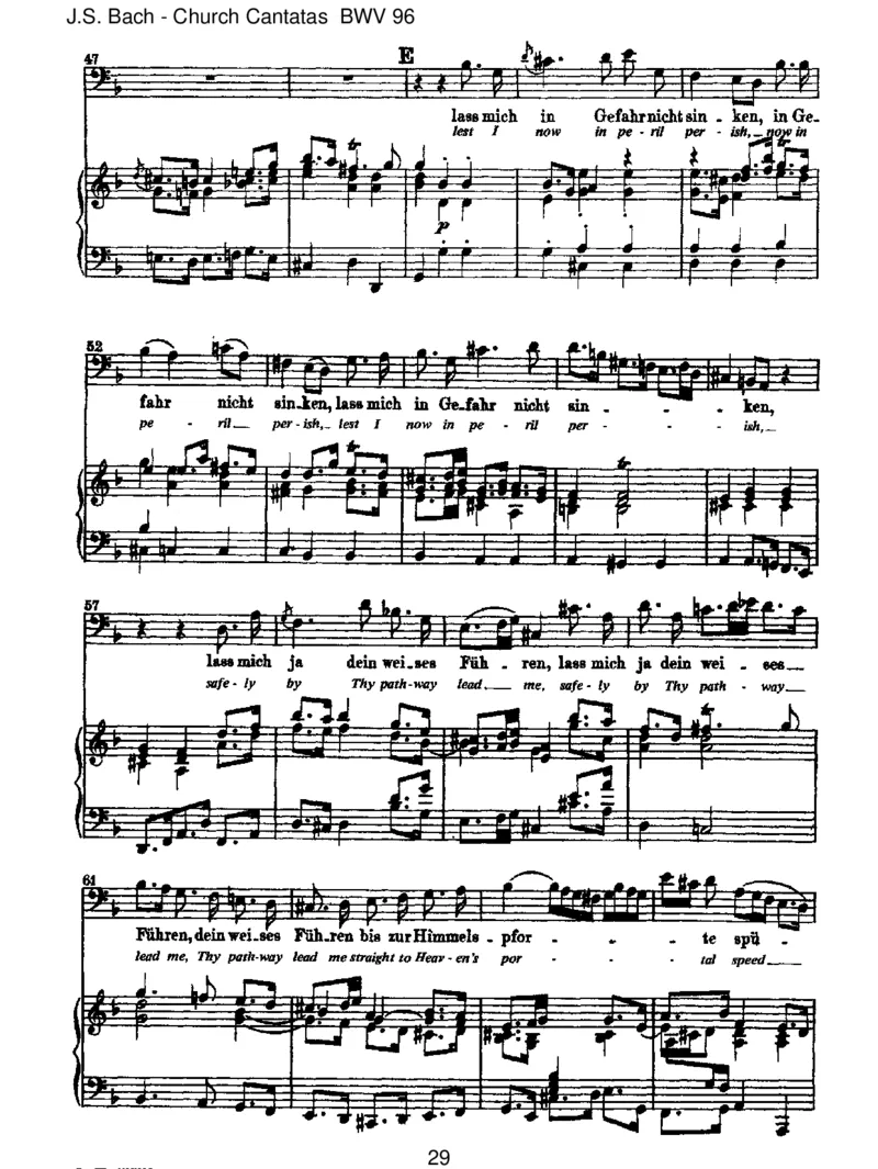 BWV96HerrChrist,derein'geGottessohn_一万首著名钢琴曲谱哈农贝多芬合集视频教学电子版高清无水印可打印_1古典钢琴知名音乐家谱_巴赫钢琴谱全集_J.S巴赫作品全集