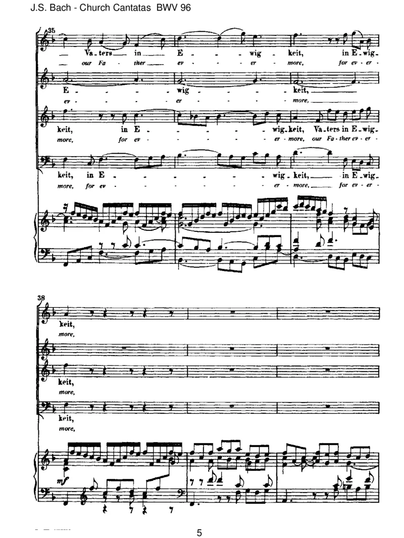 BWV96HerrChrist,derein'geGottessohn_一万首著名钢琴曲谱哈农贝多芬合集视频教学电子版高清无水印可打印_1古典钢琴知名音乐家谱_巴赫钢琴谱全集_J.S巴赫作品全集