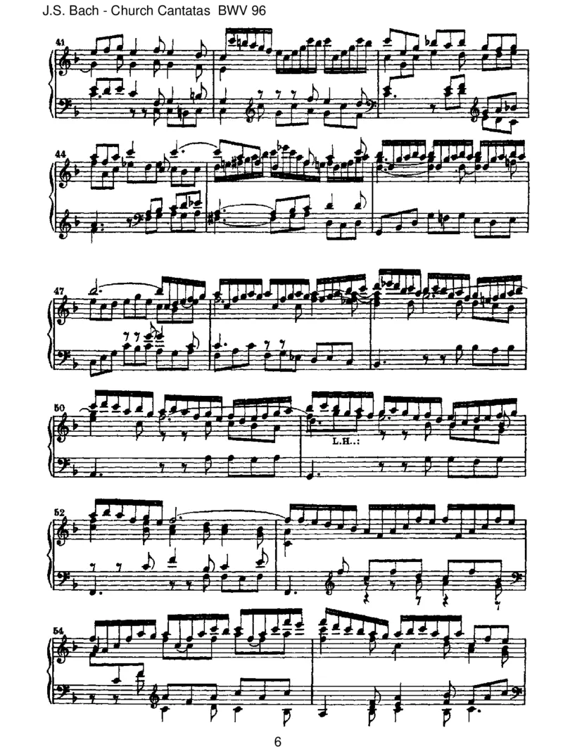 BWV96HerrChrist,derein'geGottessohn_一万首著名钢琴曲谱哈农贝多芬合集视频教学电子版高清无水印可打印_1古典钢琴知名音乐家谱_巴赫钢琴谱全集_J.S巴赫作品全集