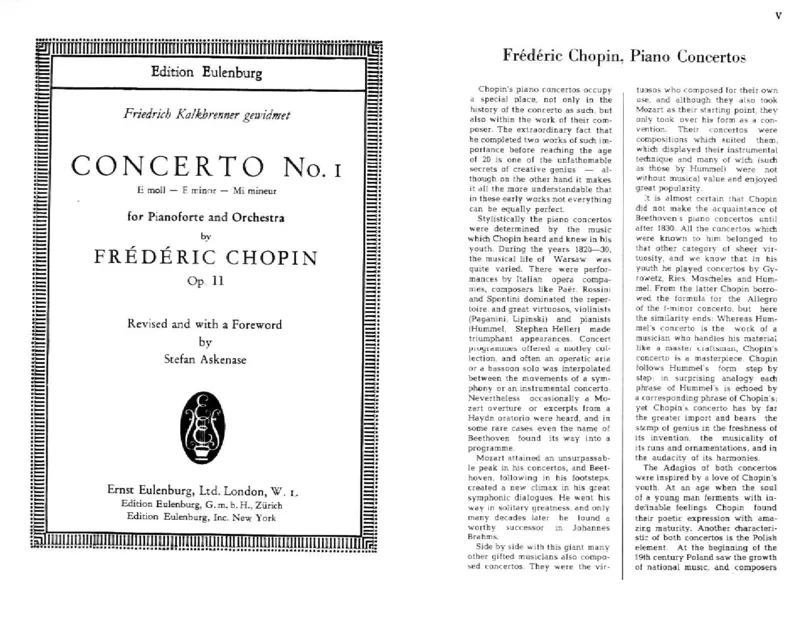 Chopin-1stPianoConcertoinEMinor-FullScore_一万首著名钢琴曲谱哈农贝多芬合集视频教学电子版高清无水印可打印_1古典钢琴知名音乐家谱_肖邦钢琴谱全集_肖邦E小调第一钢琴协奏曲Op.11总谱