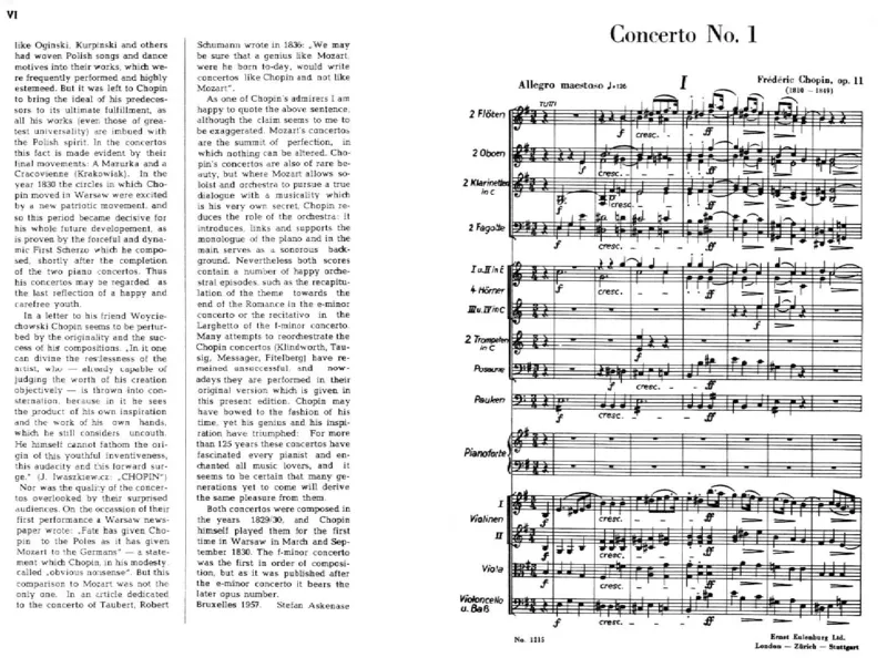 Chopin-1stPianoConcertoinEMinor-FullScore_一万首著名钢琴曲谱哈农贝多芬合集视频教学电子版高清无水印可打印_1古典钢琴知名音乐家谱_肖邦钢琴谱全集_肖邦E小调第一钢琴协奏曲Op.11总谱