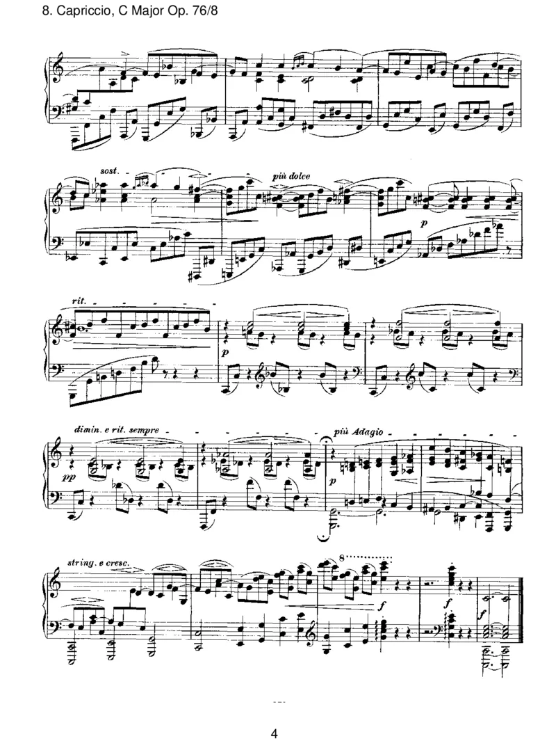 Capriccio,CMajorOp.76_8_一万首著名钢琴曲谱哈农贝多芬合集视频教学电子版高清无水印可打印_1古典钢琴知名音乐家谱_勃拉姆斯钢琴谱全集_III.ShorterWorks_EightPianoPiecesOp.76