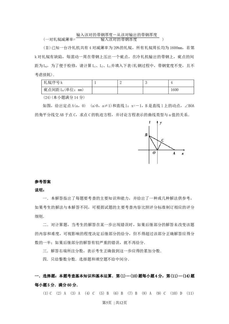1999年福建高考文科数学真题及答案_数学高考真题试卷_旧1990-2007&middot;高考数学真题_1990-2007&middot;高考数学真题&middot;word_福建