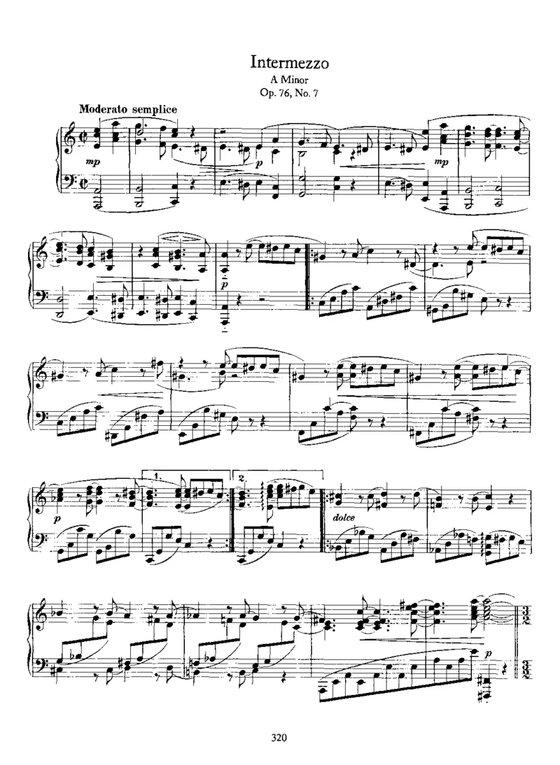 8PianoPieces,Op76_一万首著名钢琴曲谱哈农贝多芬合集视频教学电子版高清无水印可打印_1古典钢琴知名音乐家谱_勃拉姆斯钢琴谱全集_钢琴小品与间奏曲