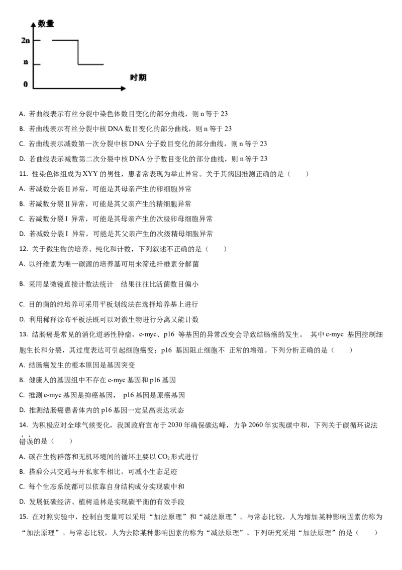 吉林省通化市梅河口市第五中学2024届高三下学期一模试题生物Word版含答案(1)(1)_2024年4月_024月合集_2024届吉林省通化市梅河口市第五中学高三下学期一模试题