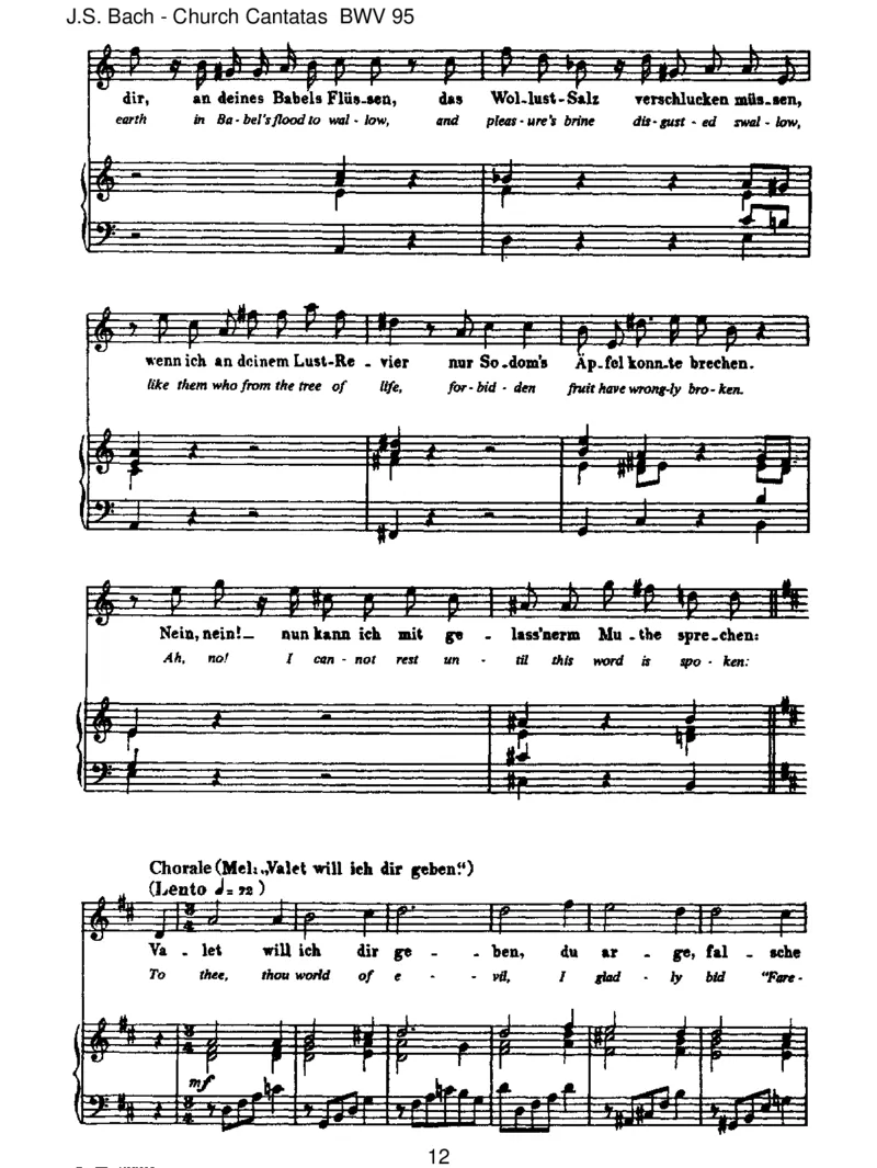 BWV95Christus,deristmeinLeben_一万首著名钢琴曲谱哈农贝多芬合集视频教学电子版高清无水印可打印_1古典钢琴知名音乐家谱_巴赫钢琴谱全集_J.S巴赫作品全集_JohannSebastianBach(1685-1750)巴赫