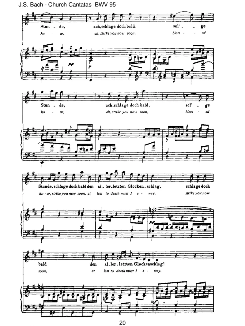 BWV95Christus,deristmeinLeben_一万首著名钢琴曲谱哈农贝多芬合集视频教学电子版高清无水印可打印_1古典钢琴知名音乐家谱_巴赫钢琴谱全集_J.S巴赫作品全集_JohannSebastianBach(1685-1750)巴赫