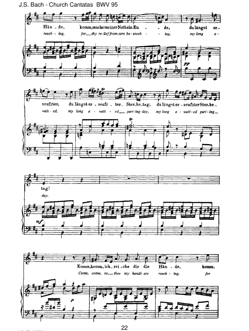 BWV95Christus,deristmeinLeben_一万首著名钢琴曲谱哈农贝多芬合集视频教学电子版高清无水印可打印_1古典钢琴知名音乐家谱_巴赫钢琴谱全集_J.S巴赫作品全集_JohannSebastianBach(1685-1750)巴赫