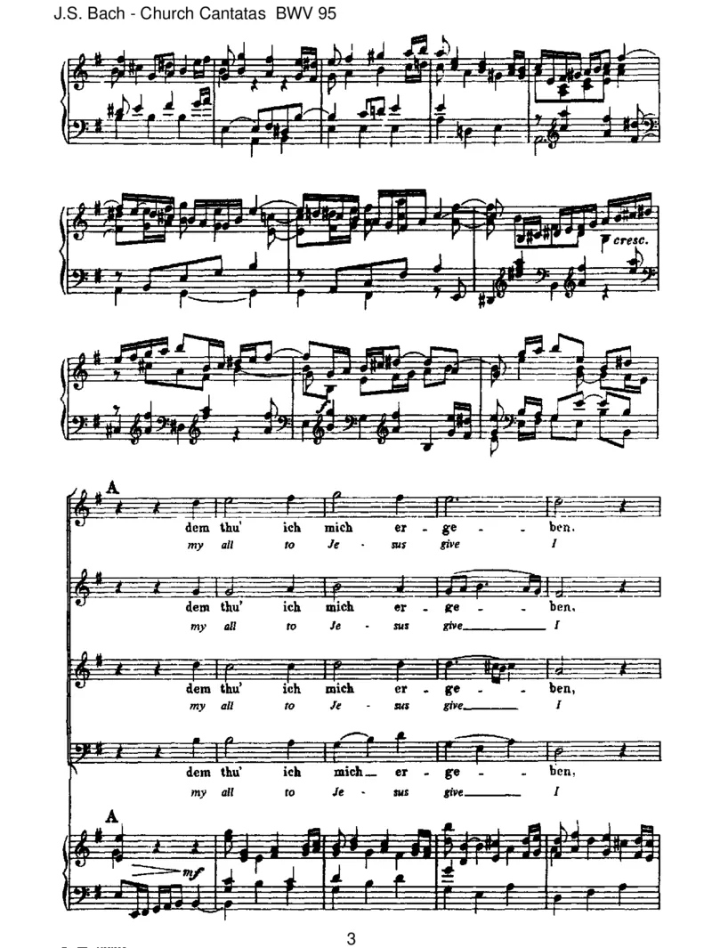 BWV95Christus,deristmeinLeben_一万首著名钢琴曲谱哈农贝多芬合集视频教学电子版高清无水印可打印_1古典钢琴知名音乐家谱_巴赫钢琴谱全集_J.S巴赫作品全集_JohannSebastianBach(1685-1750)巴赫