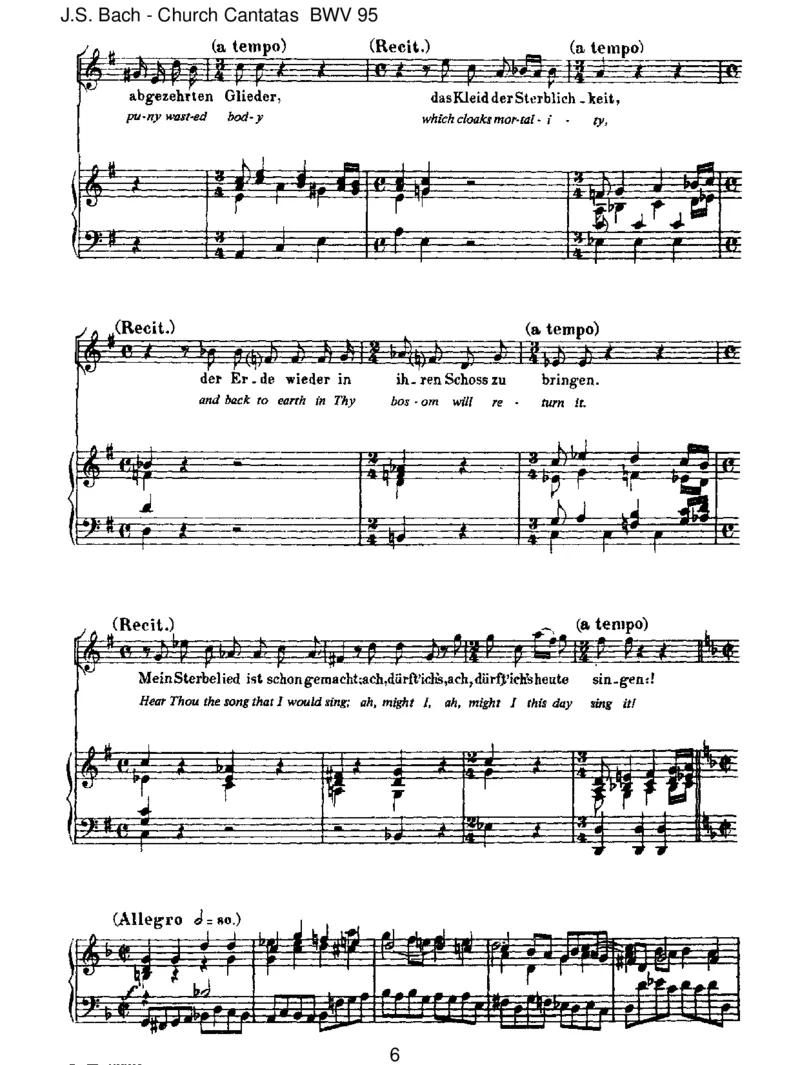 BWV95Christus,deristmeinLeben_一万首著名钢琴曲谱哈农贝多芬合集视频教学电子版高清无水印可打印_1古典钢琴知名音乐家谱_巴赫钢琴谱全集_J.S巴赫作品全集_JohannSebastianBach(1685-1750)巴赫