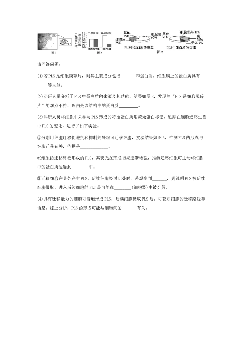 生物-陕西省西安市部分学校联考2024-2025学年高一上学期10月月考_2024-2025高一（7-7月题库）_2024年10月试卷_1022陕西省西安市部分学校联考2024-2025学年高一上学期10月月考
