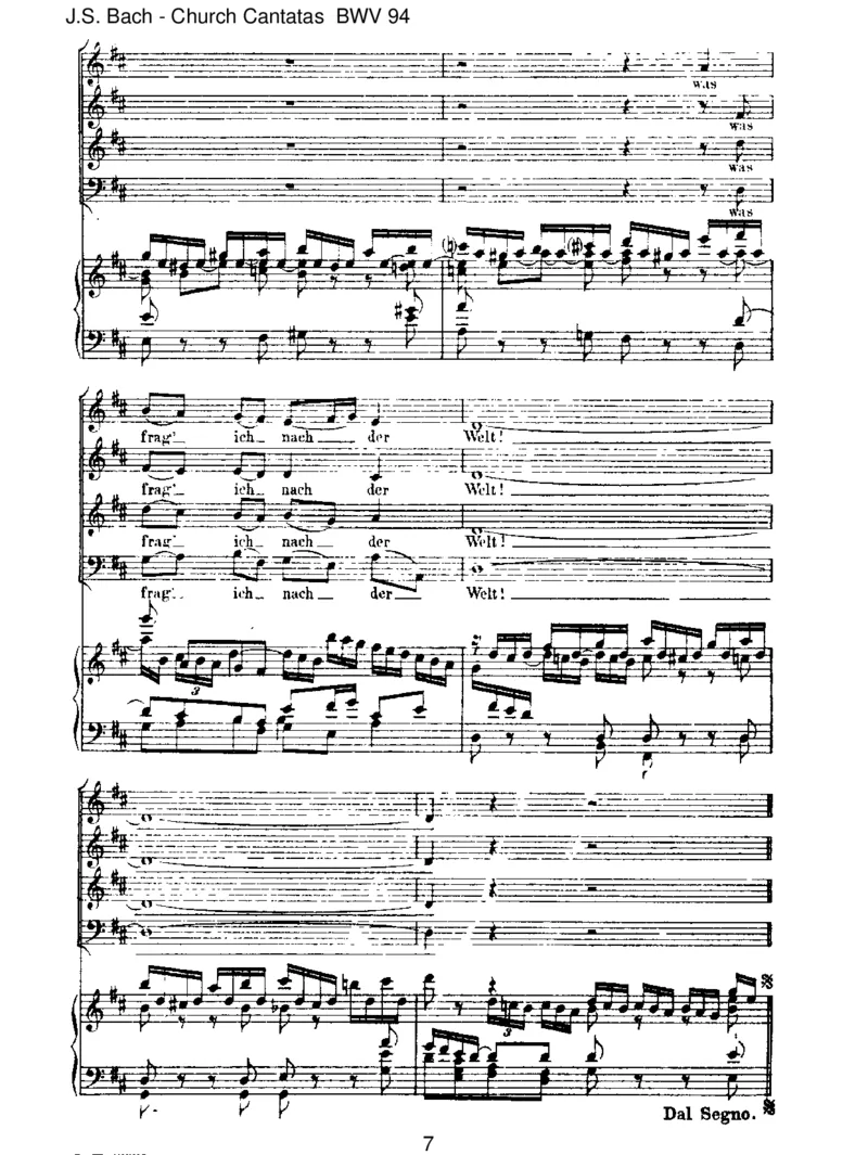 BWV94WasfragichnachderWelt_一万首著名钢琴曲谱哈农贝多芬合集视频教学电子版高清无水印可打印_1古典钢琴知名音乐家谱_巴赫钢琴谱全集_J.S巴赫作品全集_JohannSebastianBach(1685-1750)巴赫