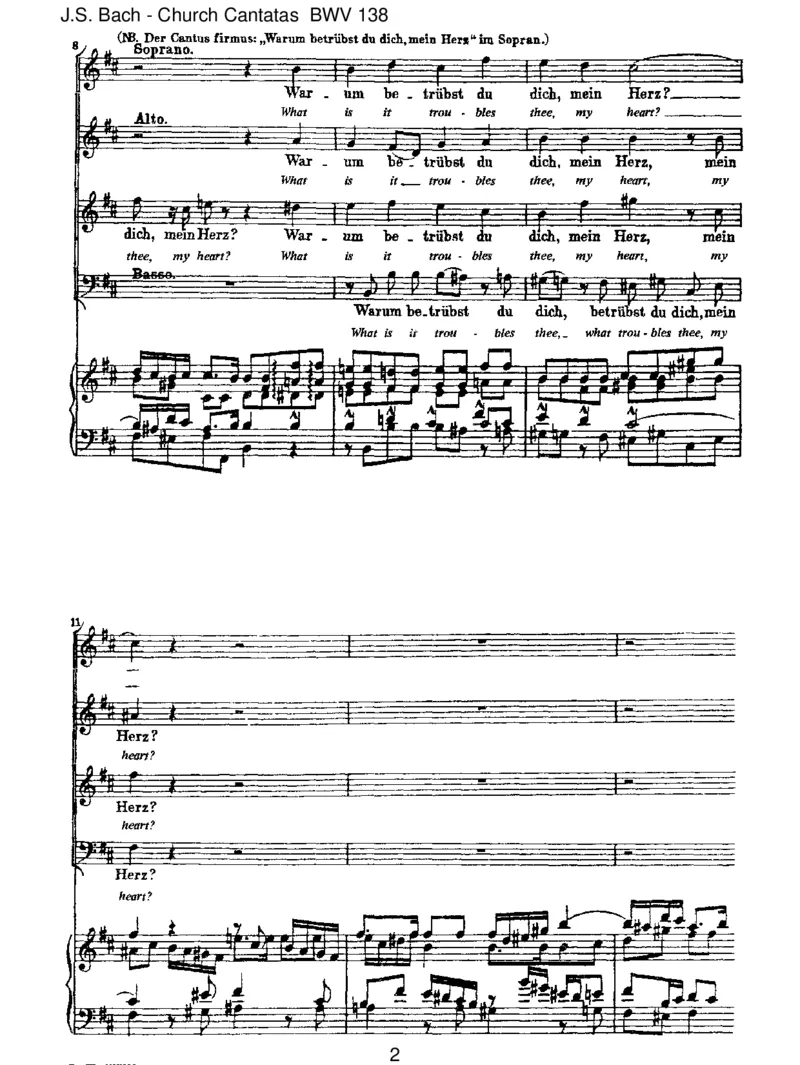 BWV138Warumbetr&uuml;bstdudich,meinHerz__一万首著名钢琴曲谱哈农贝多芬合集视频教学电子版高清无水印可打印_1古典钢琴知名音乐家谱_巴赫钢琴谱全集_J.S巴赫作品全集