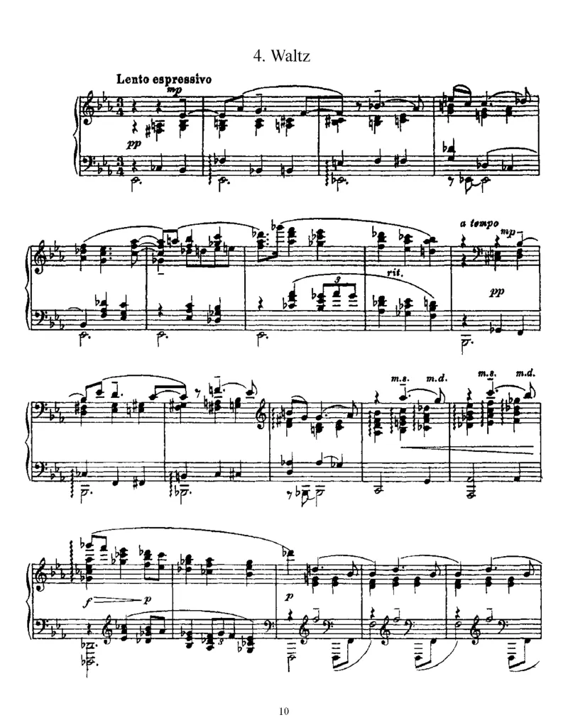 4Pieces,Op32_一万首著名钢琴曲谱哈农贝多芬合集视频教学电子版高清无水印可打印_1古典钢琴知名音乐家谱_普罗科菲耶夫钢琴谱全集_钢琴小品集