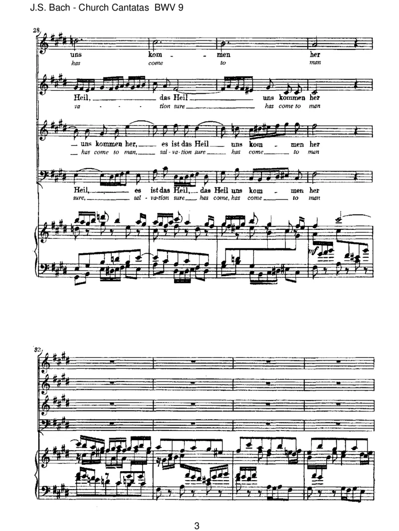 BWV9EsistdasHeilunskommenher_一万首著名钢琴曲谱哈农贝多芬合集视频教学电子版高清无水印可打印_1古典钢琴知名音乐家谱_巴赫钢琴谱全集_J.S巴赫作品全集_JohannSebastianBach(1685-1750)巴赫