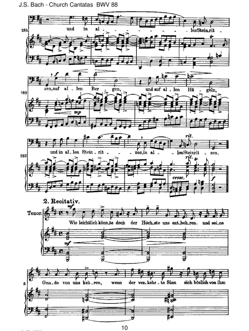 BWV88Siehe,ichwillvielFischeraussenden_一万首著名钢琴曲谱哈农贝多芬合集视频教学电子版高清无水印可打印_1古典钢琴知名音乐家谱_巴赫钢琴谱全集_J.S巴赫作品全集