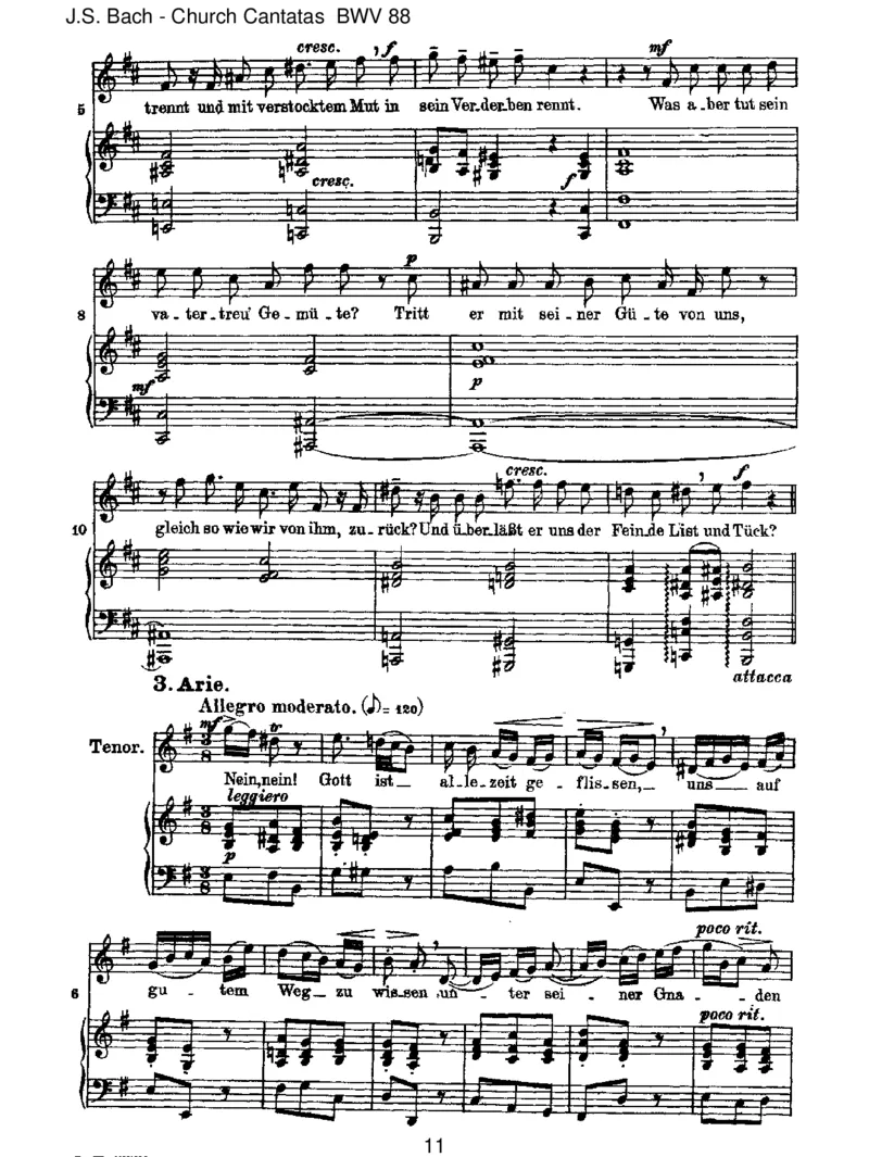 BWV88Siehe,ichwillvielFischeraussenden_一万首著名钢琴曲谱哈农贝多芬合集视频教学电子版高清无水印可打印_1古典钢琴知名音乐家谱_巴赫钢琴谱全集_J.S巴赫作品全集