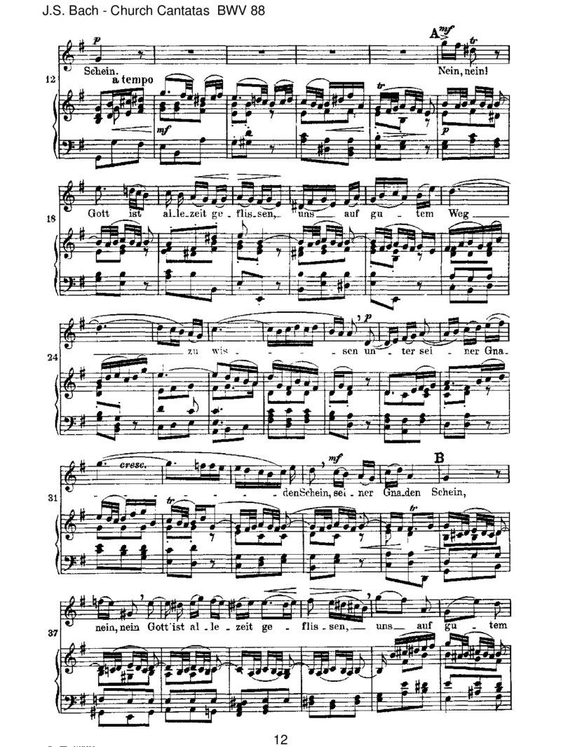 BWV88Siehe,ichwillvielFischeraussenden_一万首著名钢琴曲谱哈农贝多芬合集视频教学电子版高清无水印可打印_1古典钢琴知名音乐家谱_巴赫钢琴谱全集_J.S巴赫作品全集