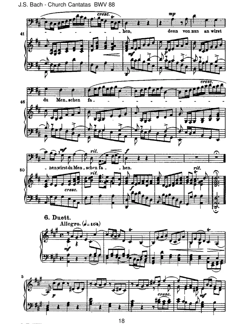 BWV88Siehe,ichwillvielFischeraussenden_一万首著名钢琴曲谱哈农贝多芬合集视频教学电子版高清无水印可打印_1古典钢琴知名音乐家谱_巴赫钢琴谱全集_J.S巴赫作品全集